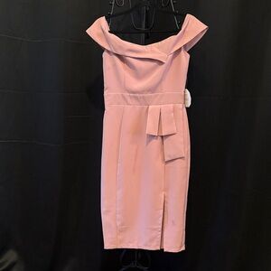 Paper Doll Strapless Pink Dress